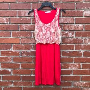 Red Lace Gameday Dress